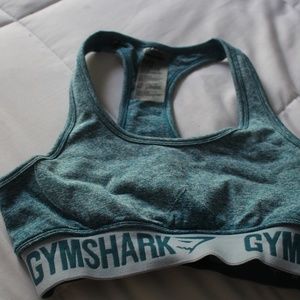 Gymshark Blue Flex Set Sports Bra